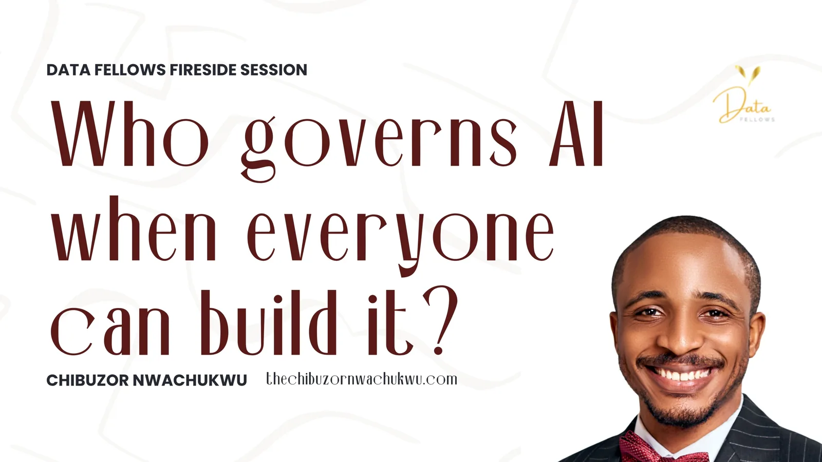 Who governs AI when everyone can build it, live session with Data Fellows